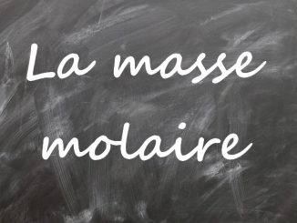 La masse molaire