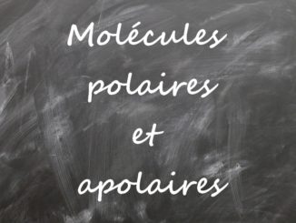 Les molécules polaires et apolaires